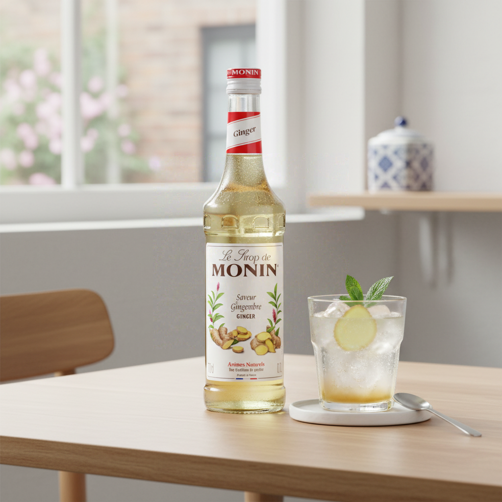 MONIN Sirop saveur gingembre - 700 ml