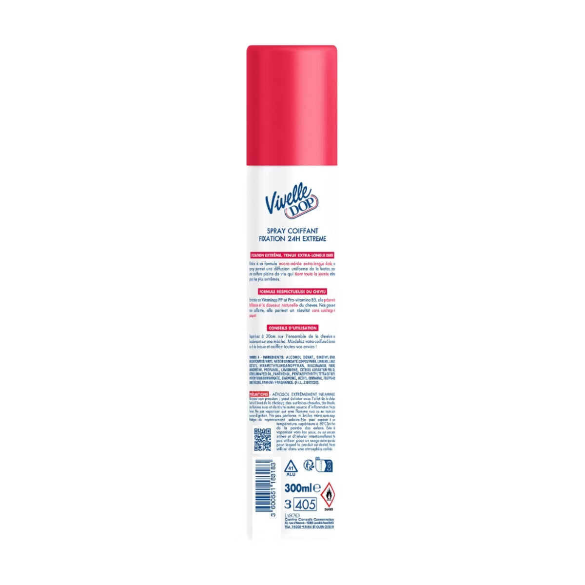 Vivelle Dop Spray Coiffant Fixation Extrême Tenue 24H 300ml