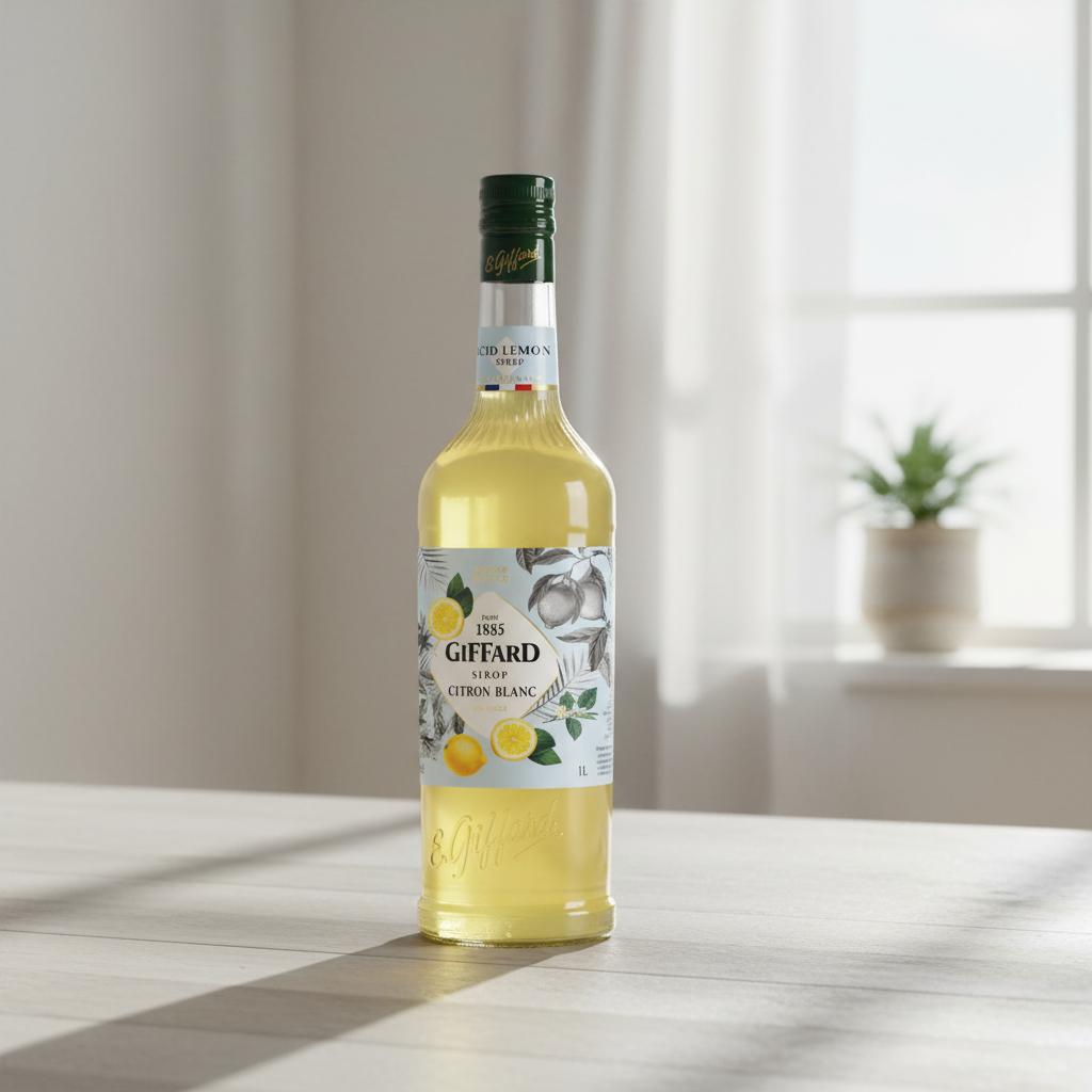 GIFFARD Sirop saveur citron blanc - 1 L
