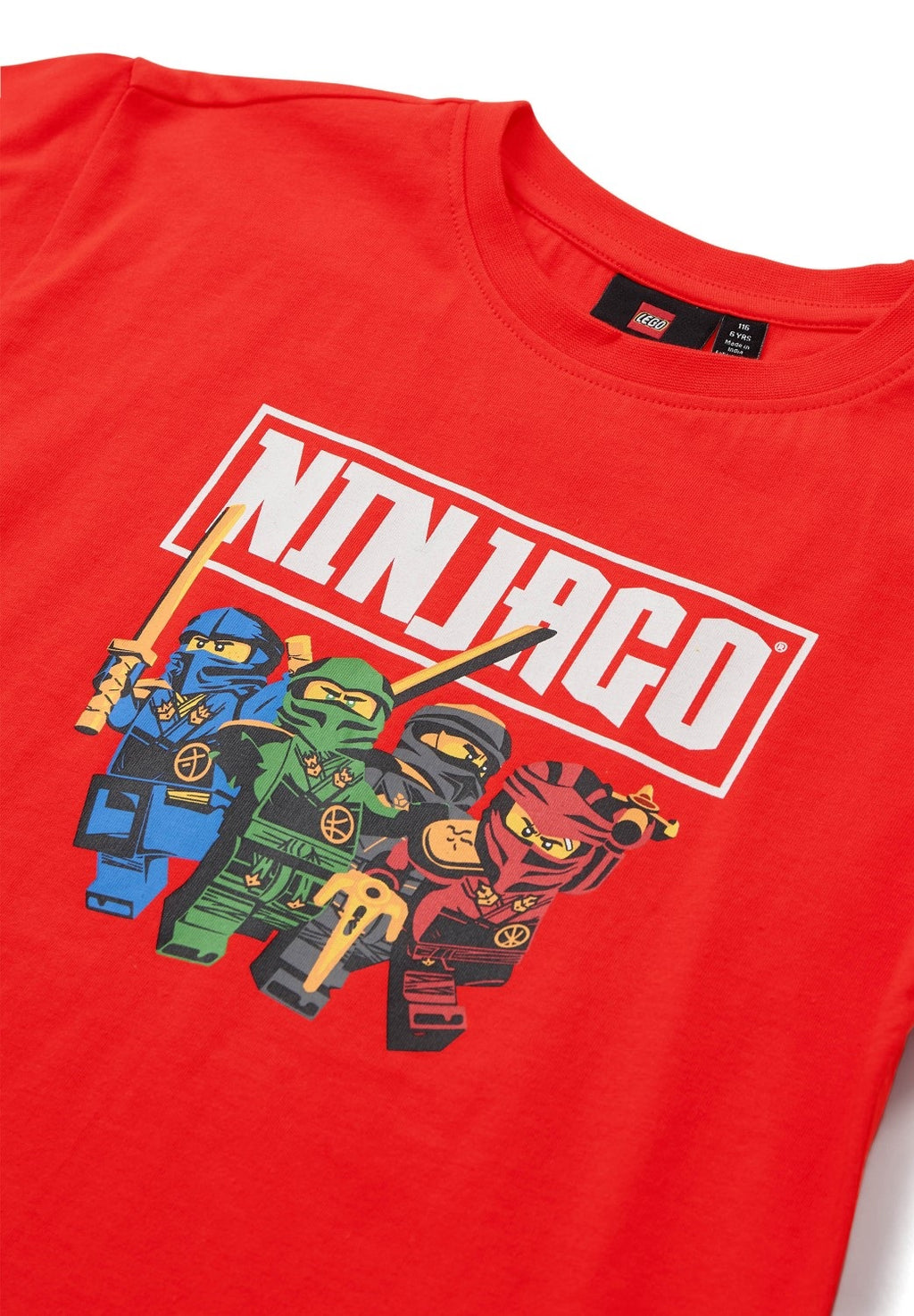 LEGO® NINJAGO® T-shirt manches courtes - LWTAFFY 621 Rouge 104