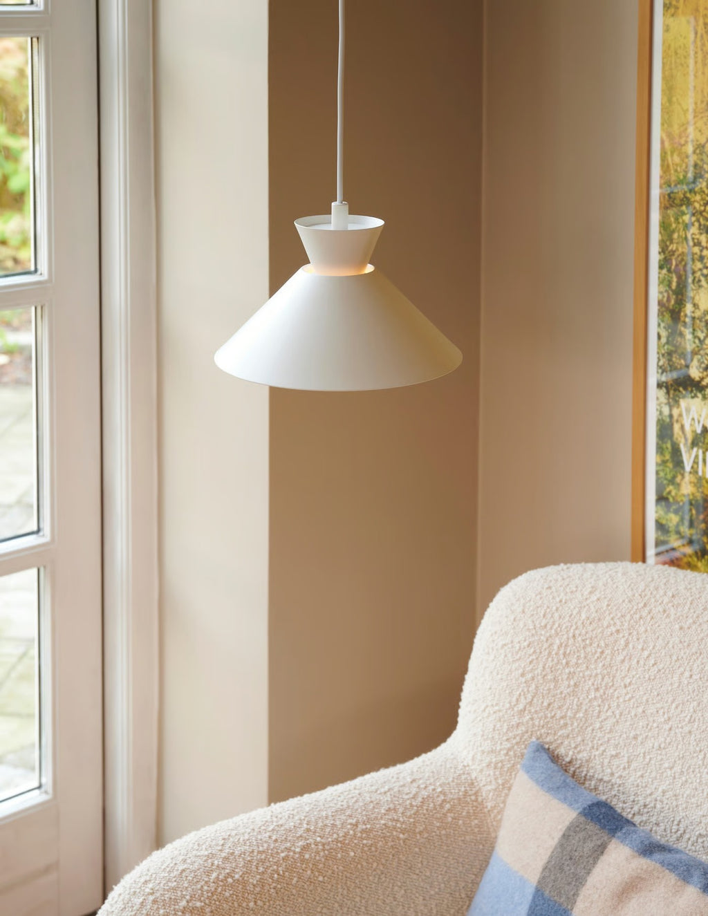 Suspension DIAL 25 métal blanc IP20 E27 - Nordlux, Intérieur