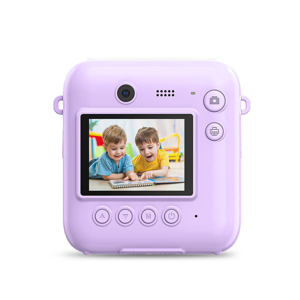 Songdian Appareil photo à impression instantanée, Cadeaux pour filles et garçons, Jouets, Cadeaux de Noël et d’anniversaire - Violet