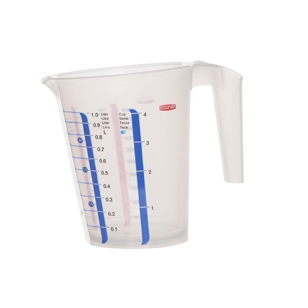 CURVER Verre doseur CHEF@HOME 1L 18.8 x 16.2 x 13.3 cm