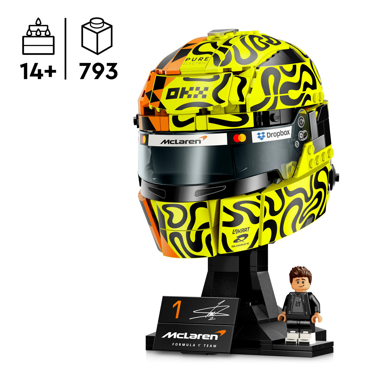 LEGO Editions 43023 McLaren Mastercard F1® Team Casque de Lando Norris