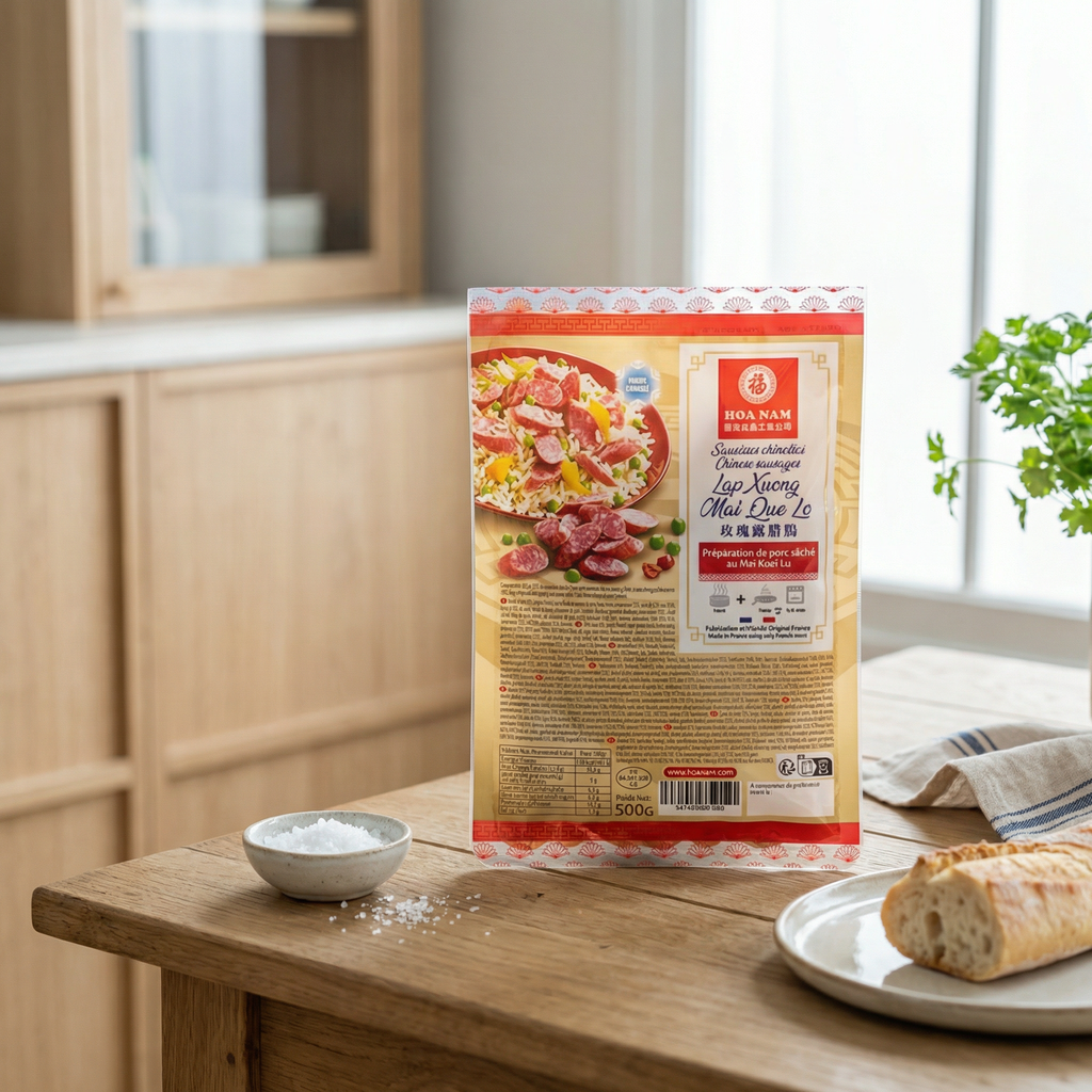 HOA NAM Saucisses chinoises - 500 g