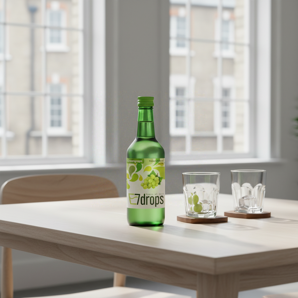 7DROPS Soju au raisin vert Alc. 12 % vol. 360 ml