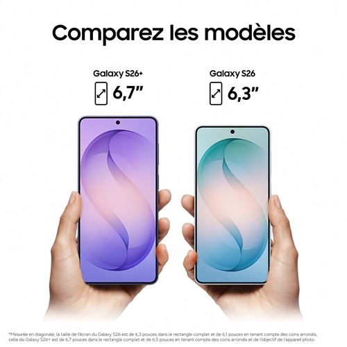 Samsung Galaxy S26+ AI Smartphone 512 Go Noir