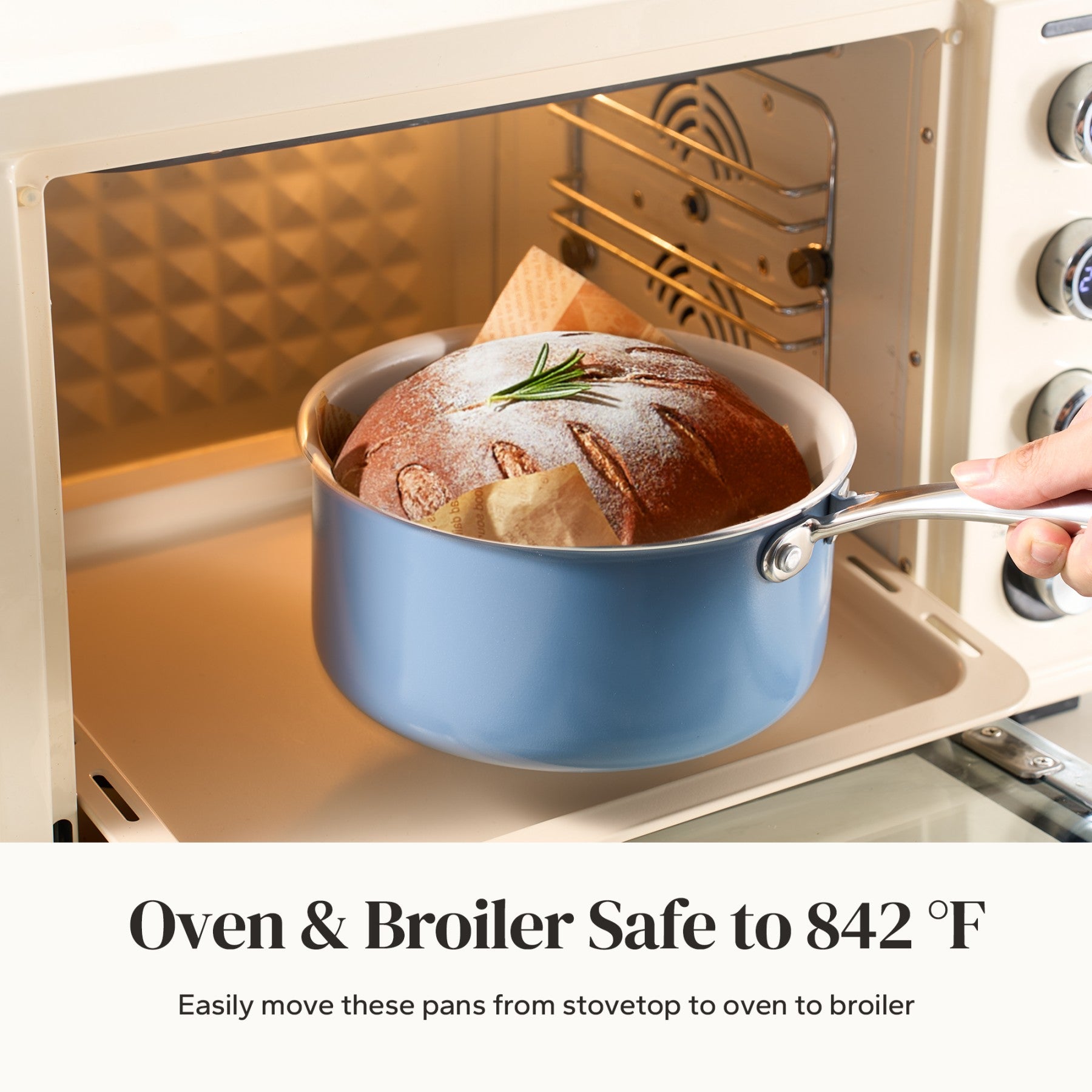 Redchef Gemstone Casserole en aluminium 18cm Bleu