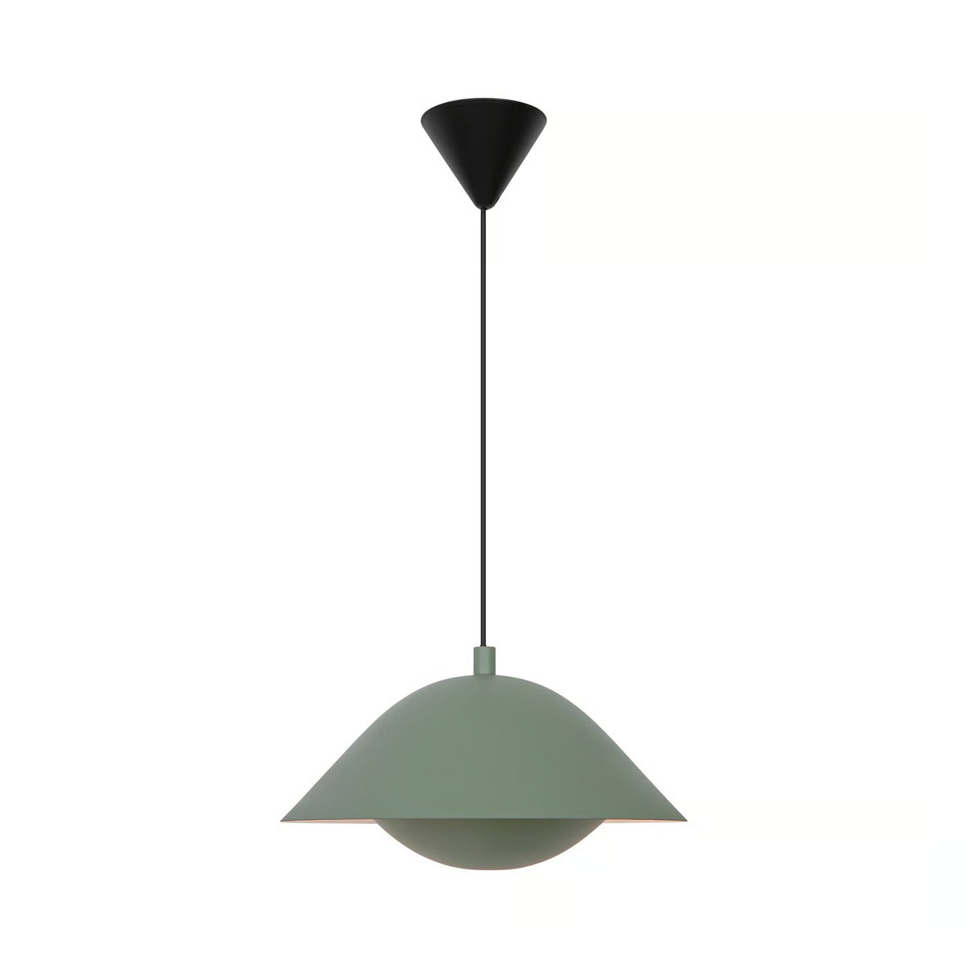 Suspension FREYA 35 métal vert poudré IP20 E27 - Nordlux, Intérieur