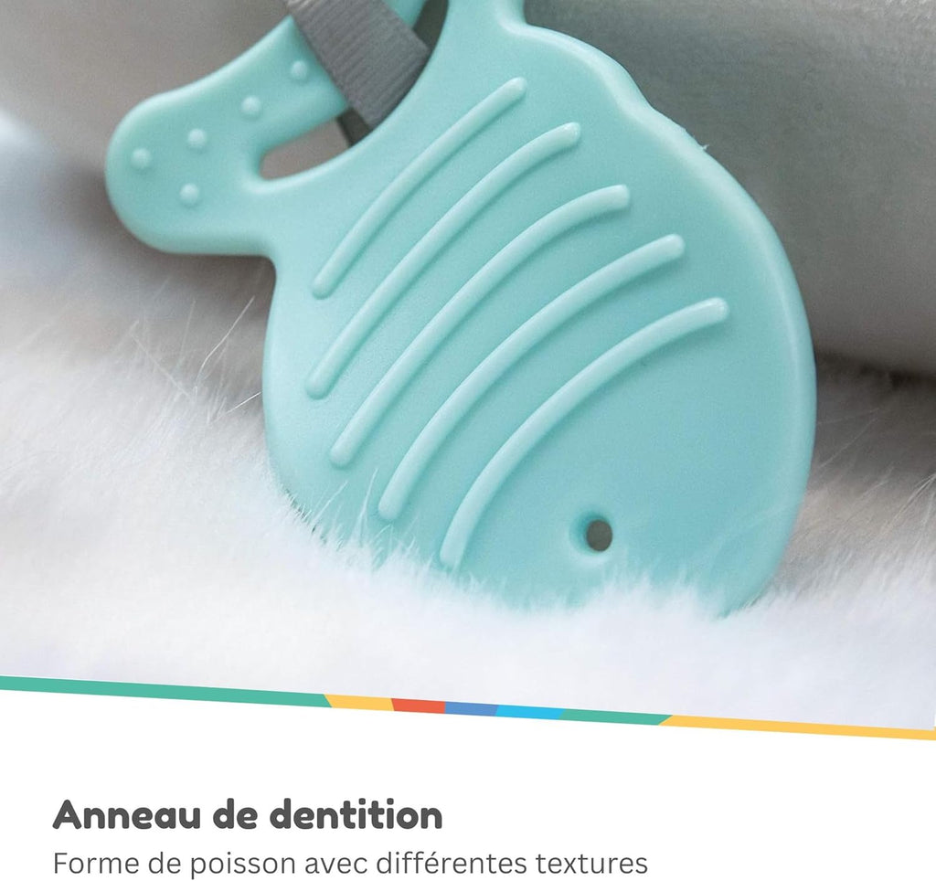 Nuby Coussin d'éveil ventral pingouin