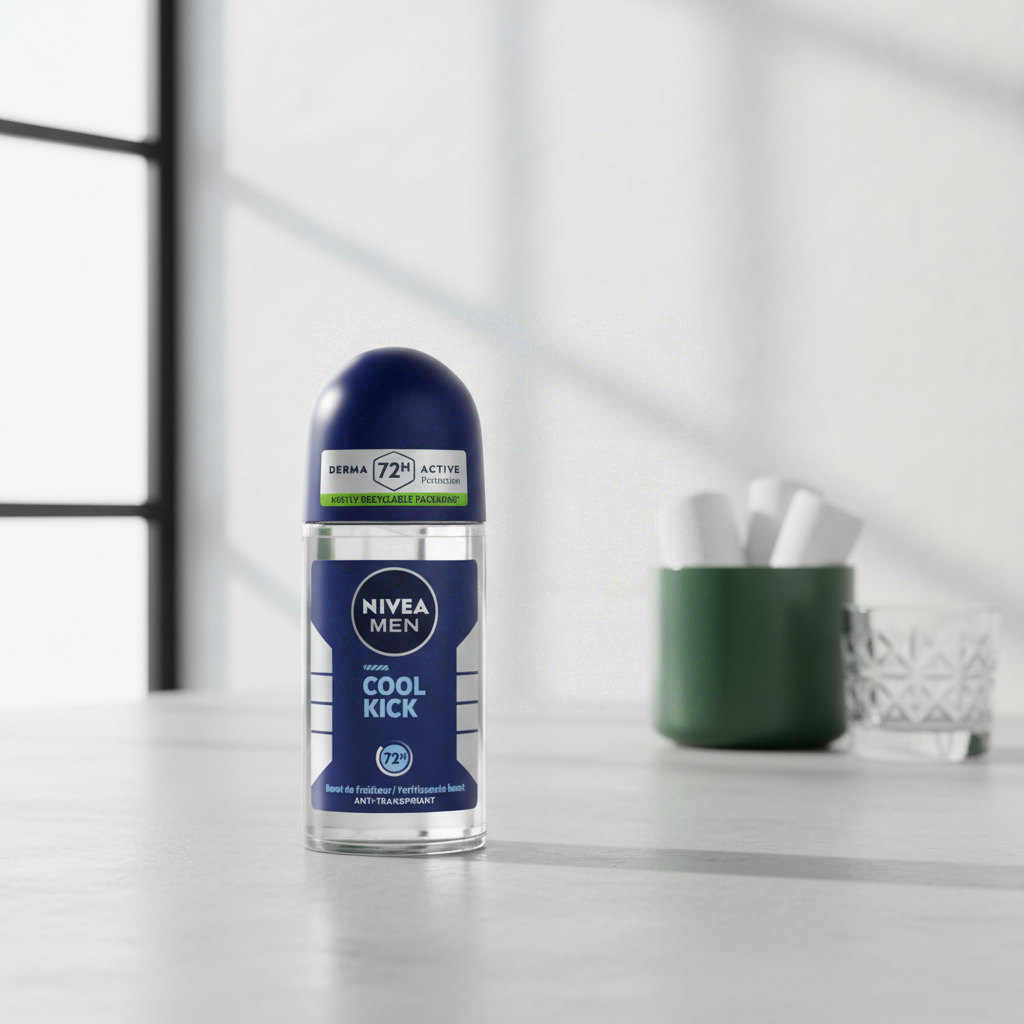 NIVEA MEN Déodorant Aisselles Cool Kick Protection 72h Bille 50ml