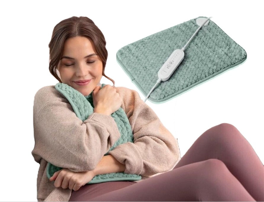 medisana HP 517 Coussin chauffant, Vert, Ultra-doux, 4 niveaux de chaleur, Arrêt automatique