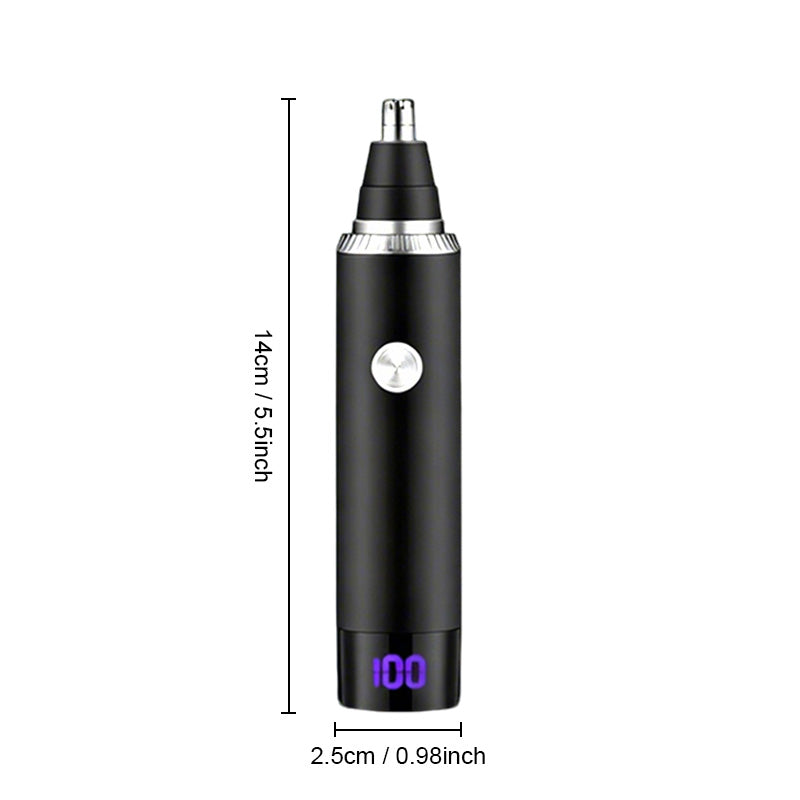 Sparoma Tondeuse pour poils du nez et du visage 3-en-1 pour homme – Tondeuse pour poils du nez et des oreilles, sourcils et détails, moteur haute vitesse 7800 tr/min