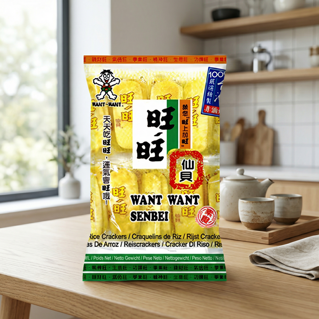 WANT WANT Senbei Crackers de riz 112 g