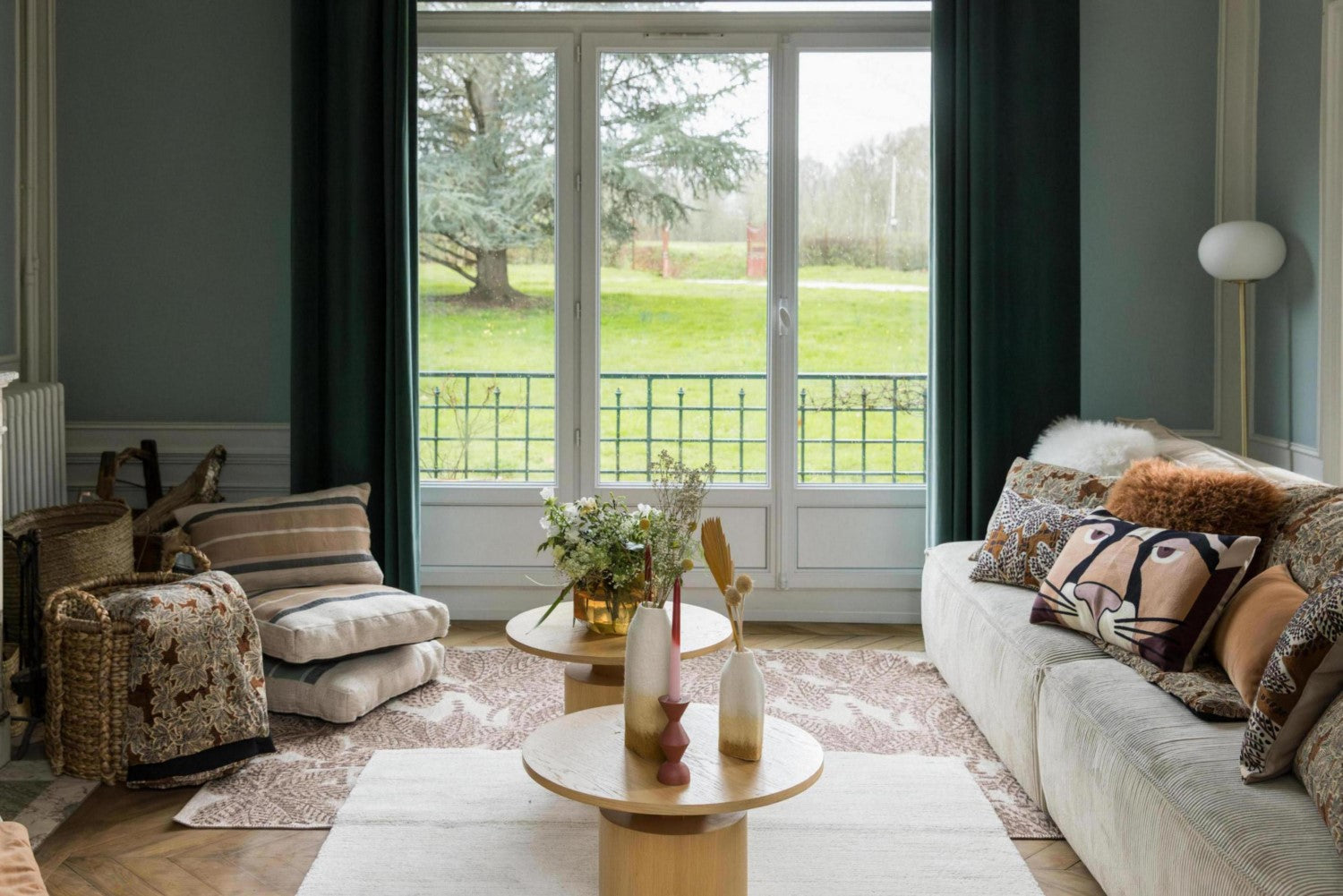 HOUSSE de COUSSIN GATSBY SIENNE
