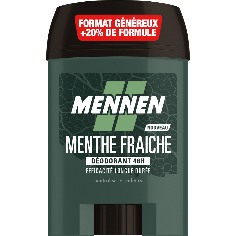Mennen Stick Déodorant Menthe Fraîche 60 ml
