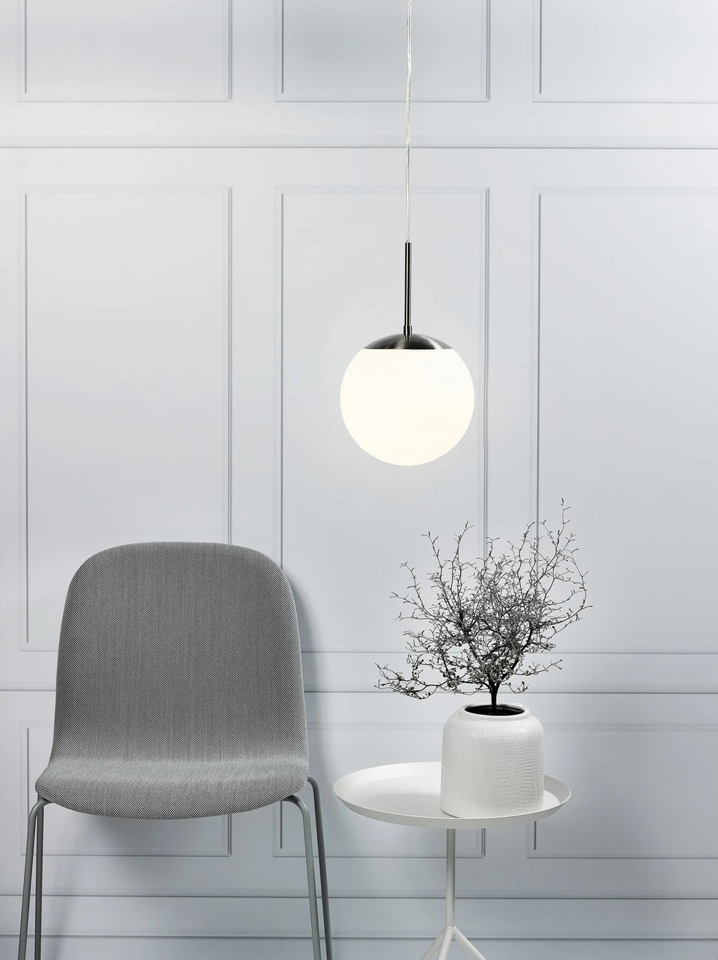 Suspension CAFE 20 verre opale IP20 E27 - Nordlux, Intérieur