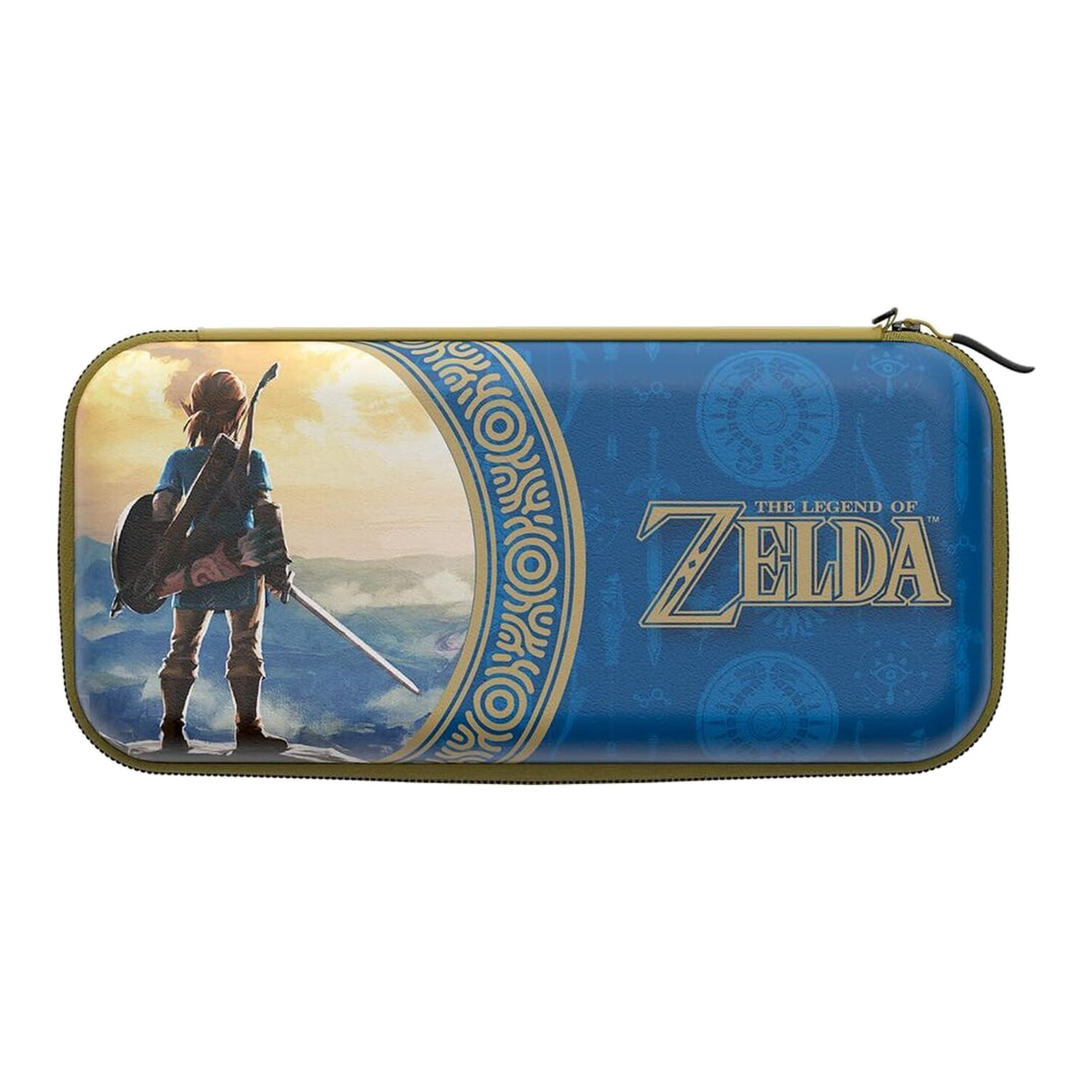PDP Étui Rigide Travel Case Nintendo Switch, Switch Lite et Switch OLED - Rangement 14 Jeux - Pochette Velcro Ajustable - Sangle de Retrait - Licence Officielle The Legend of Zelda