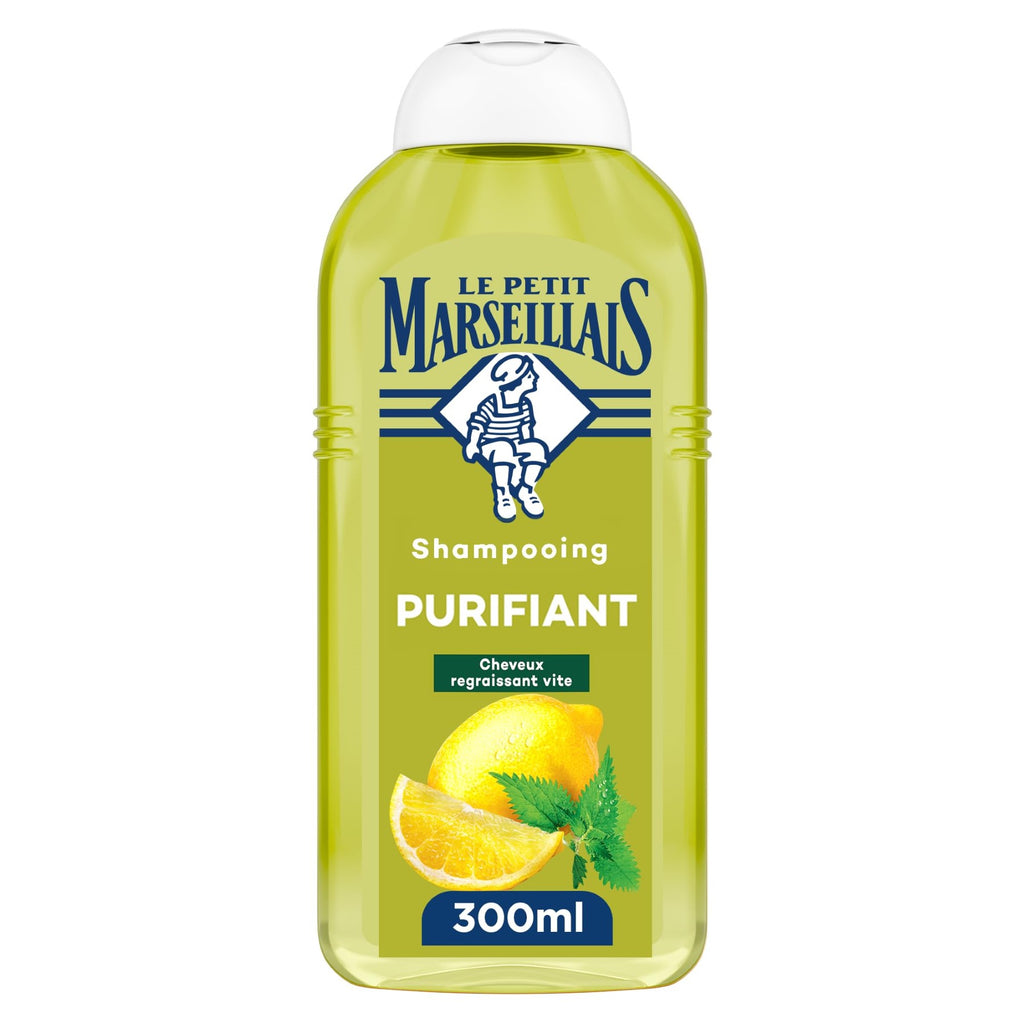 Le Petit Marseillais Shampoing Purifiant Ortie Et Citron Bio Flacon 300 ml