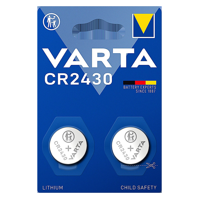 VARTA PILE LITHIUM CR2430 x 2