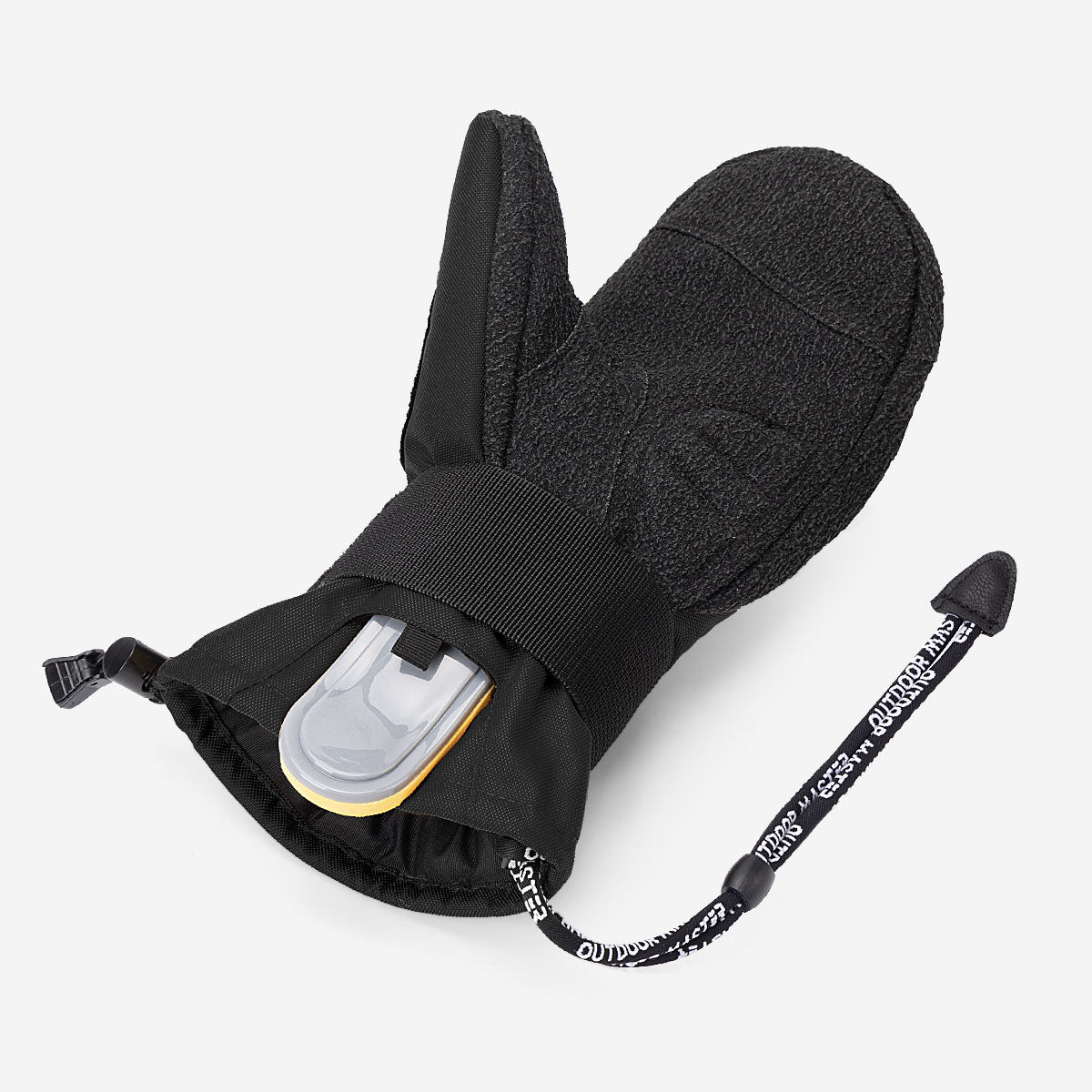 OutdoorMaster Mitaines de ski imperméables 3M et KEVLAR pour hommes et femmes noir - Taille L