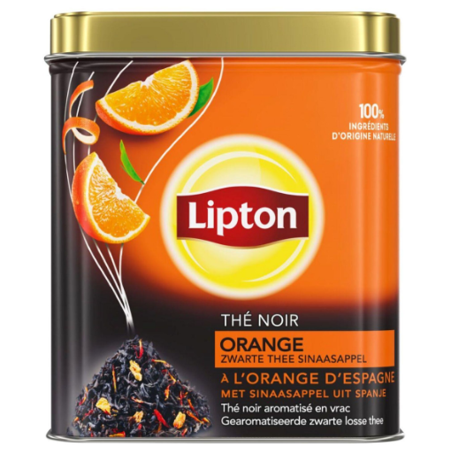 LIPTON Thé noir en vrac Orange d'Espagne 150g