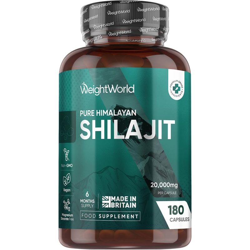 WeightWorld Shilajit de l’Himalaya pur 20000 mg 180 gélules