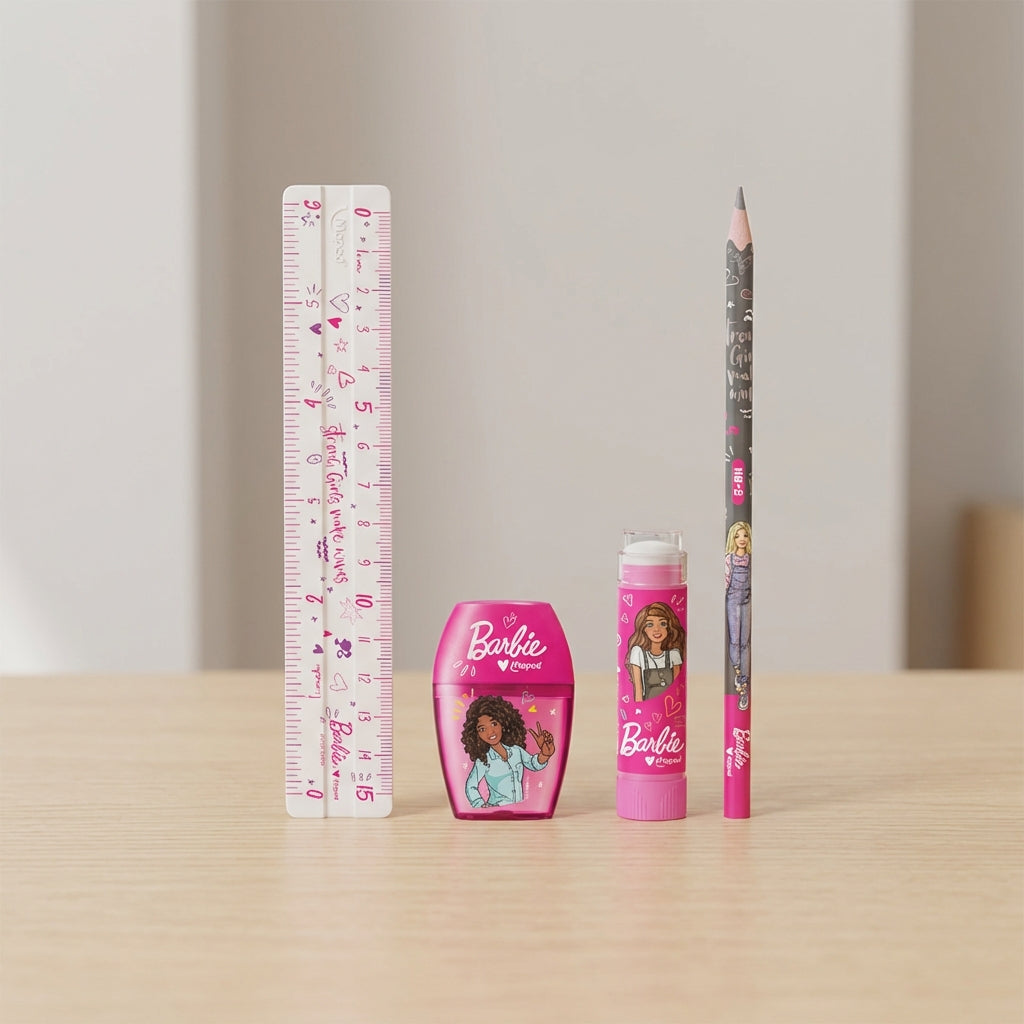 Maped Barbie Mini ensemble de papeterie
