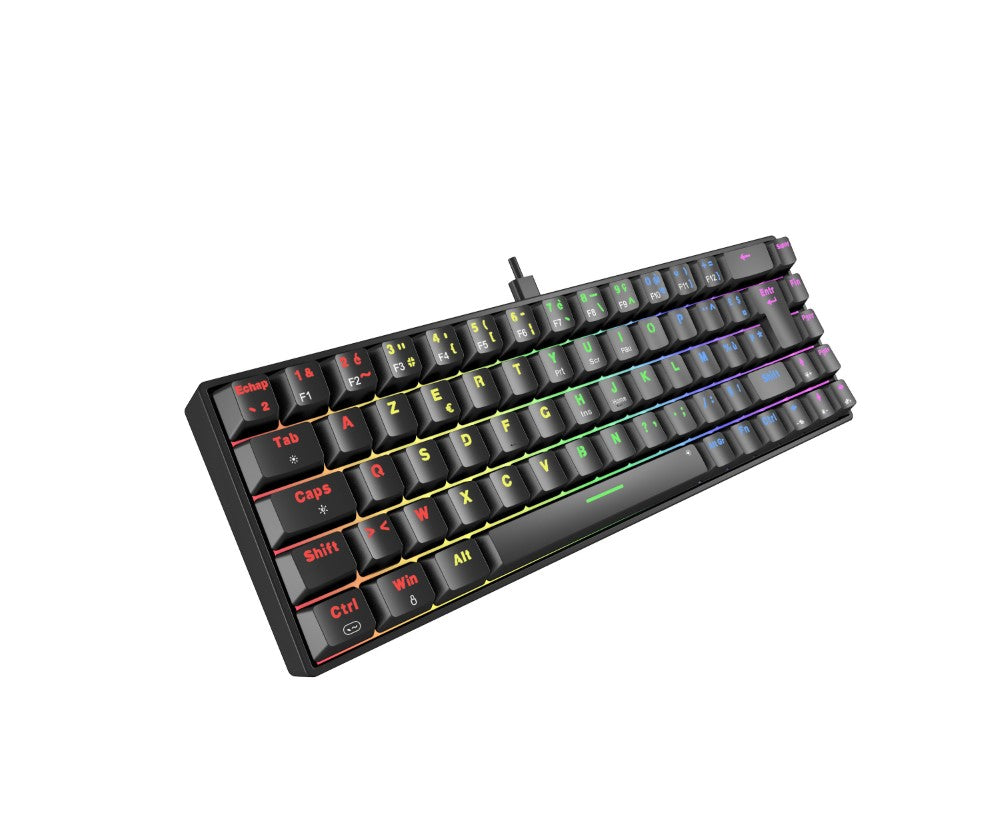 Akuma clavier gaming meka t01 mecanique 60% switch rouge