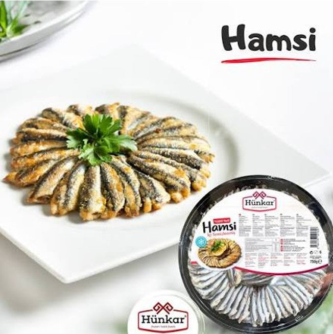 Hünkar Anchois Entier Nettoyé 750 g