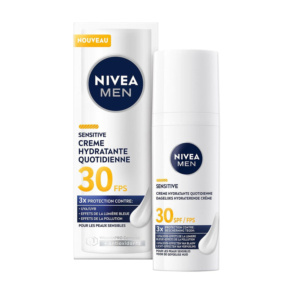 NIVEA MEN Sensitive Visage Crème SPF30 50ml