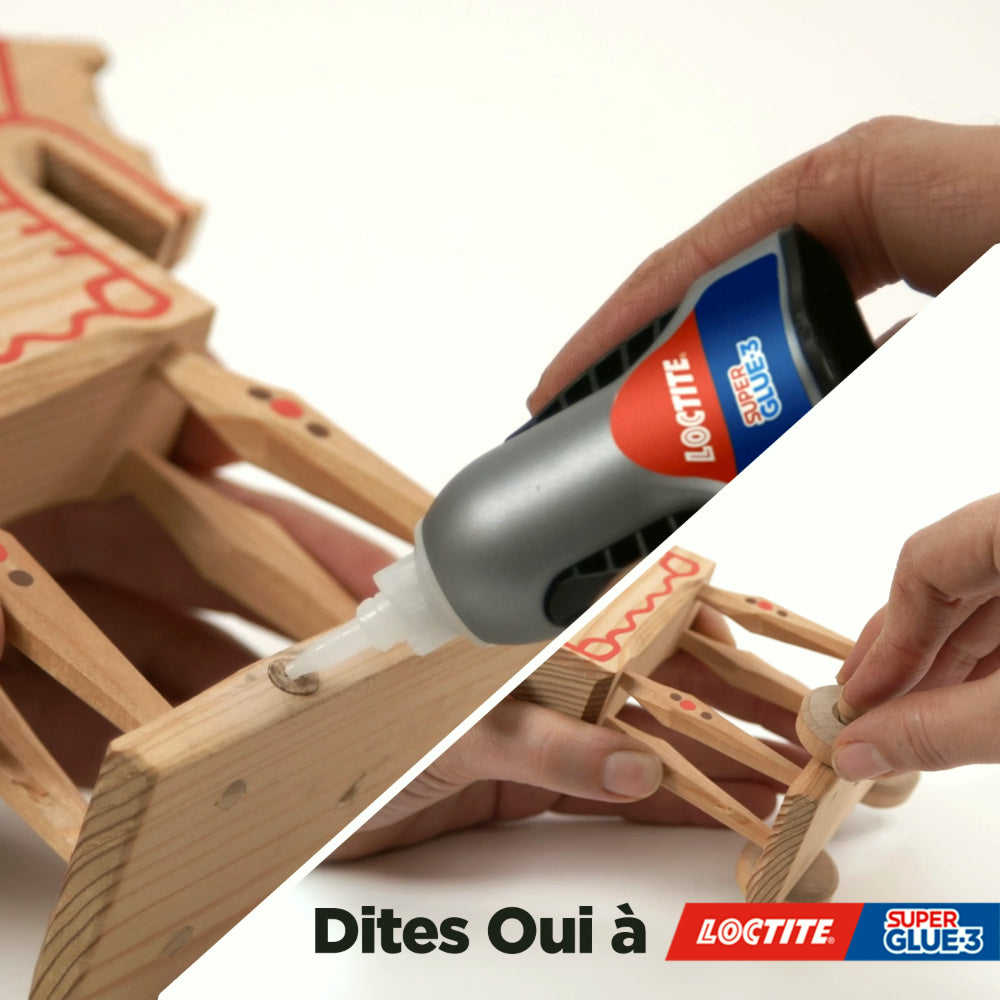 Henkel Loctite Super Glue-3 Control, Colle instantanée surpuissante avec débit contrôlé, Colle universelle pour la plupart des matériaux, colle liquide dans un flacon anti choc de 3 g
