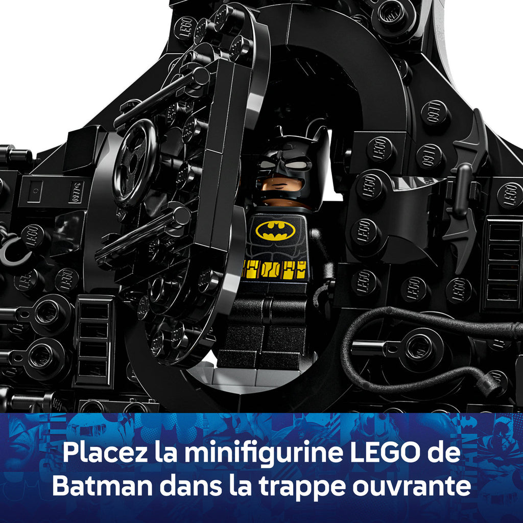 LEGO DC Batman : Ensemble de Construction Objet de Collection Logo Batman 76330