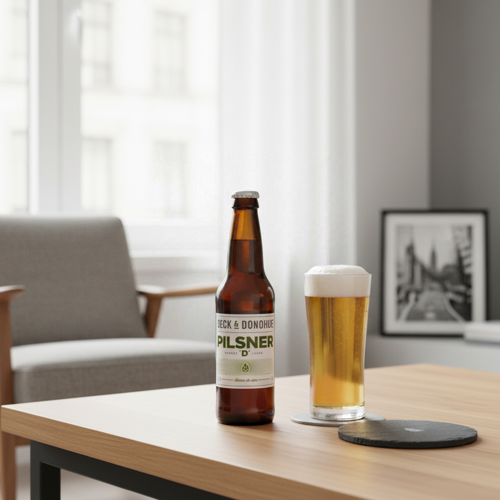DECK ET DONOHUE Bière D-Pilsner 5 % - 33 cl
