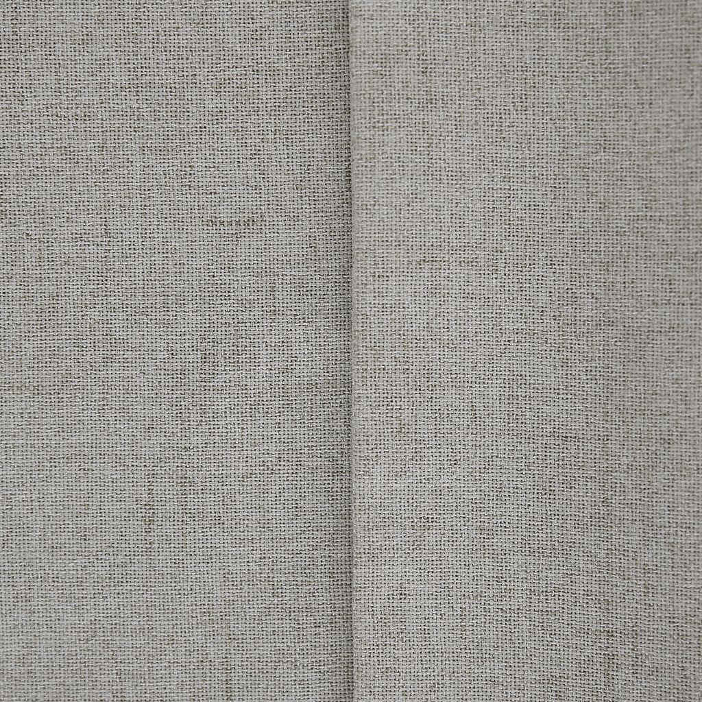 Deconovo Housse de coussin en lin artificiel - gris clair - 45 x 45 cm - 1 pièce