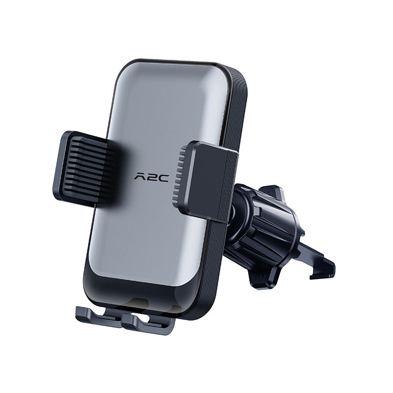 Support de téléphone de voiture à clip pour grille d'aération A2C, double verrouillage, anti-tremblement stable, opération à une main, serrage automatique, conception antidérapante