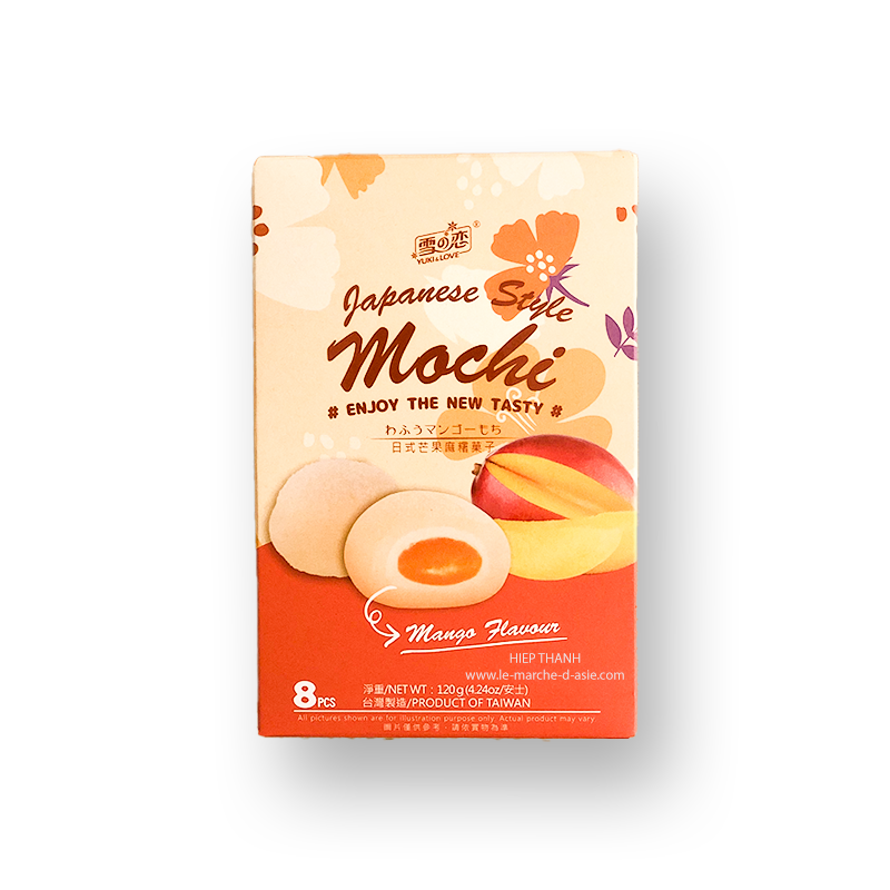 Yuki & Love Mochis saveur mangue - 128 g