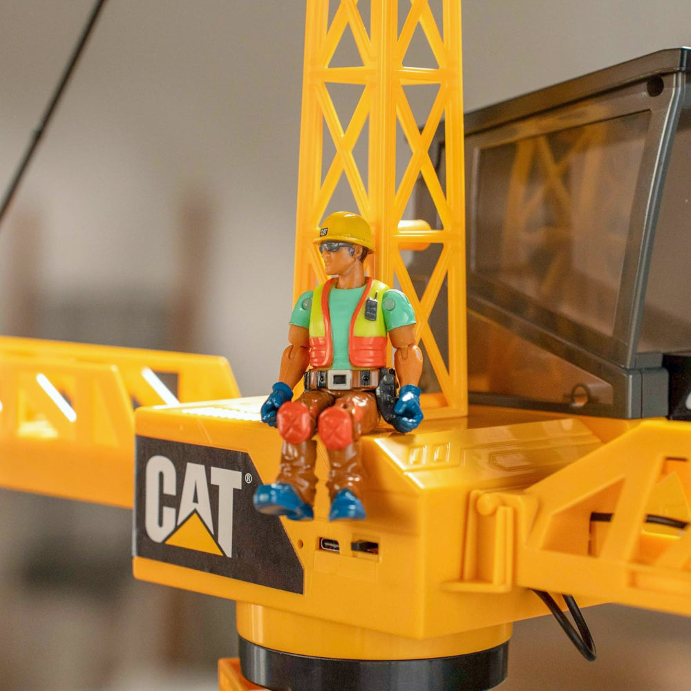 CAT Workforce Grue géante radiocommandée + figurine - 127 cm