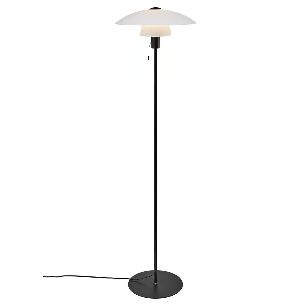 Lampadaire VERONA verre noir IP20 E27 - Nordlux, Intérieur