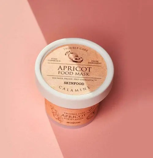 SKINFOOD Masque Alimentaire à l'Abricot Masque Nettoyant Apaisant & Purifiant pour les Pores 120 g
