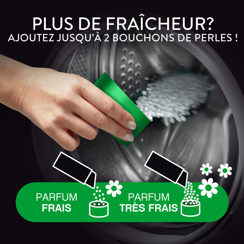 Lenor Unstoppables Perles parfumées pour le linge Fraîcheur laineuse Ariel Original 240 g