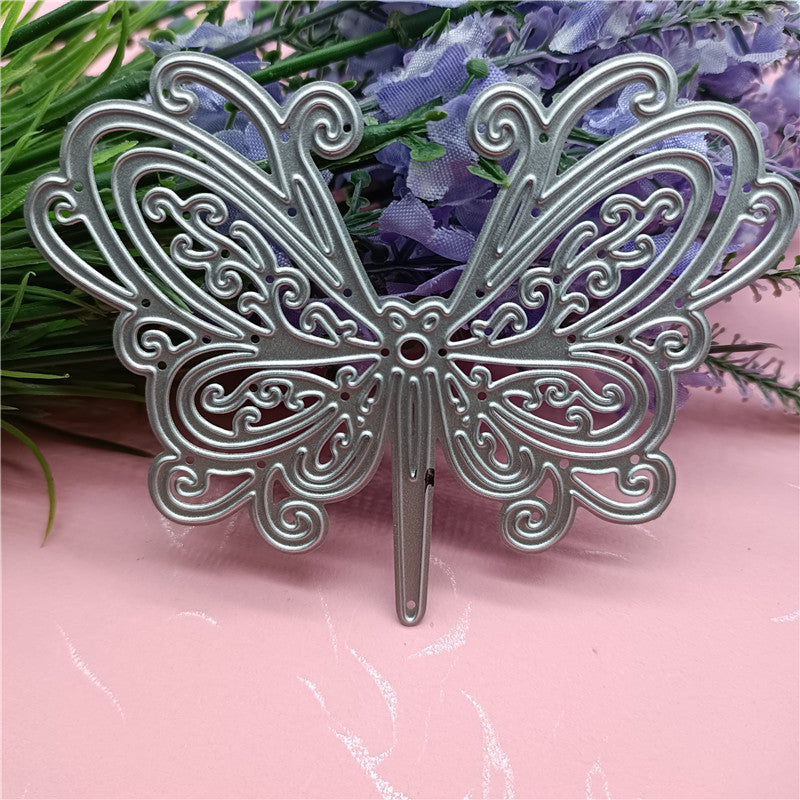 WhereHike Dies de découpe en métal Papillons, Pochoir pour scrapbooking, Outil de gaufrage, Cartes papier, Décoration d’album, Beaux papillons