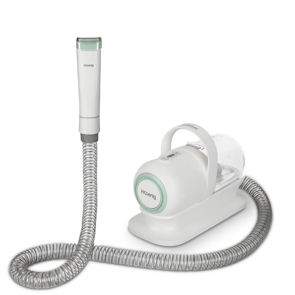 Aspirateur à main pour toilettage animaux HKoenig PAW400 300 W Blanc