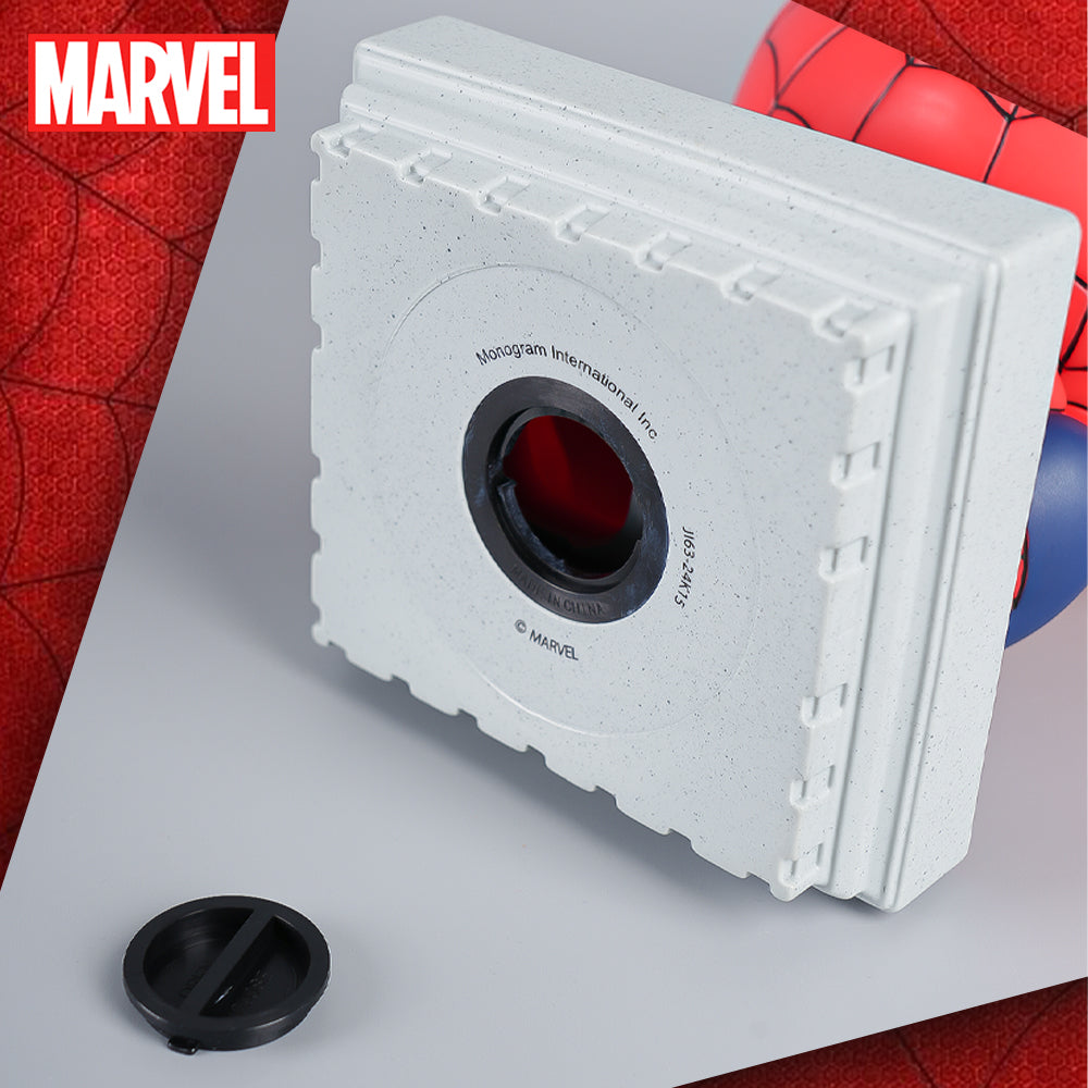 Tirelire Marvel Spider-Man Officielle en PVC 3D – Figurine Cartoon Étanche et Anti-Choc, Fait Main, Objet de Collection et Décoration de Bureau ou Maison, Idée Cadeau