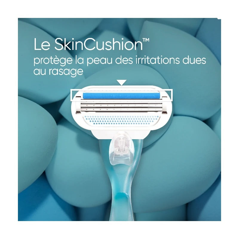 Gillette Venus Smooth Rasoir pour femme 1 manche + 2 recharges de lames de rasoir