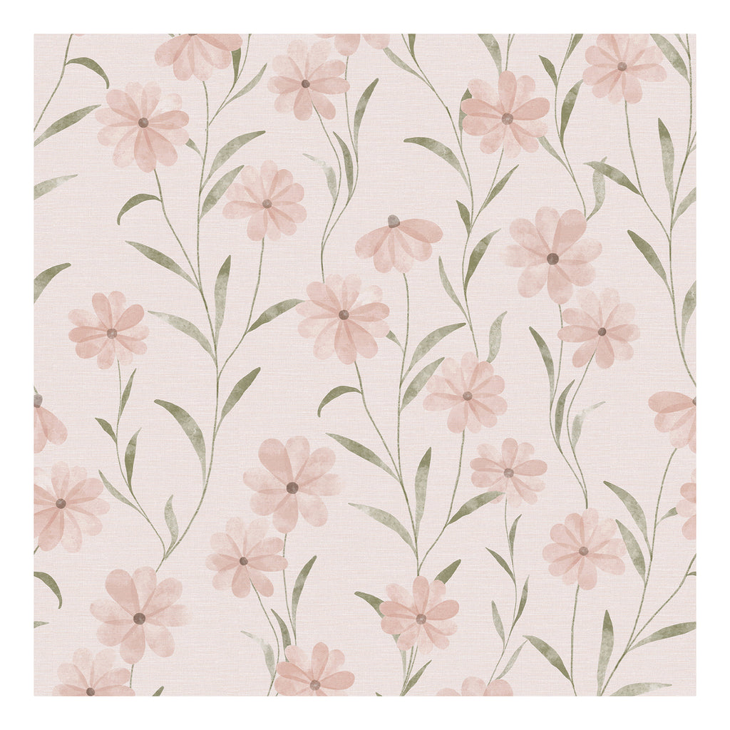 Murgall Papier peint auto-adhésif Fleurs tissées 44 x 508 cm - 1 rouleau