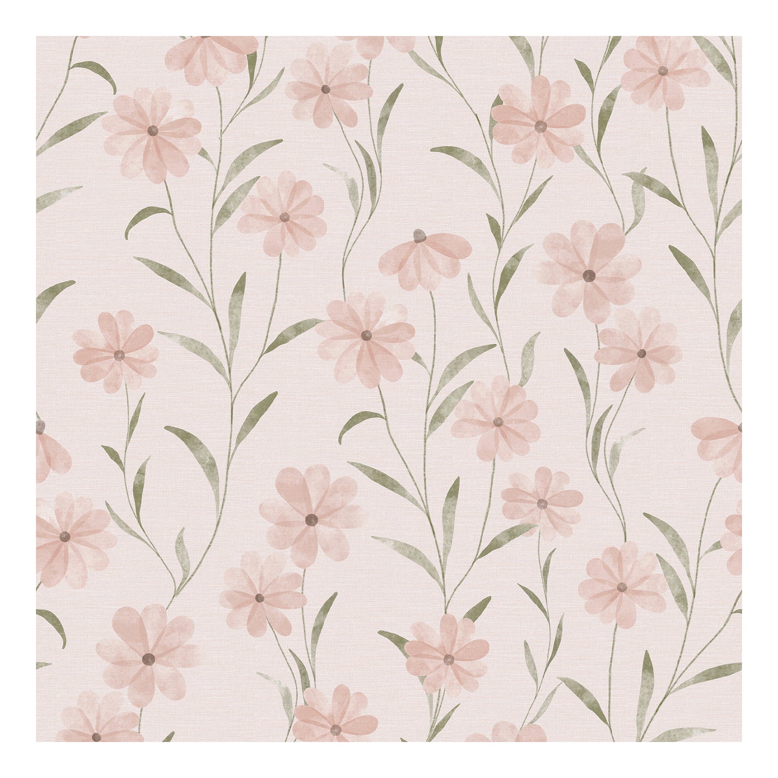 Murgall Papier peint auto-adhésif Fleurs tissées 44 x 508 cm - 1 rouleau