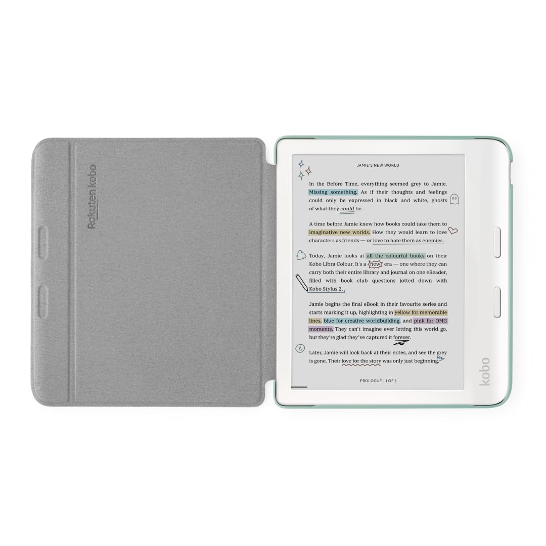 Kobo SleepCover Étui basique pour Kobo Libra Colour - Vert jardin
