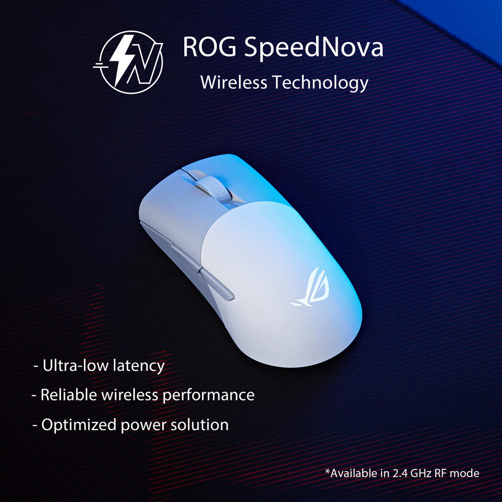 ASUS ROG Keris Souris Gaming Sans Fil Aimpoint - 36000 DPI, 5 Boutons - Blanc