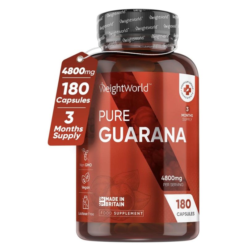 WeightWorld Pure Guarana 4800 mg 180 gélules